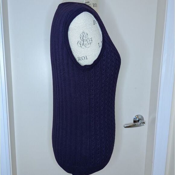 90s purple sweater vest - Picture 3 of 7